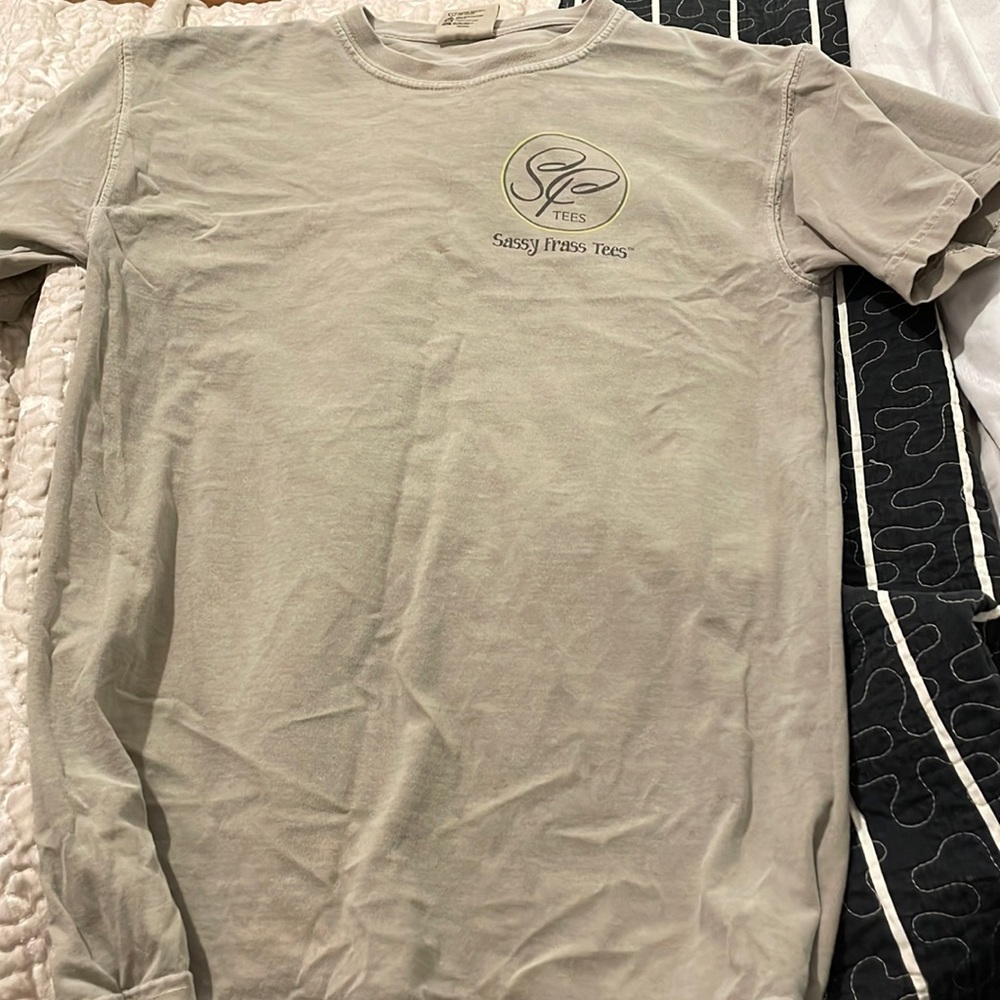 green t shirt